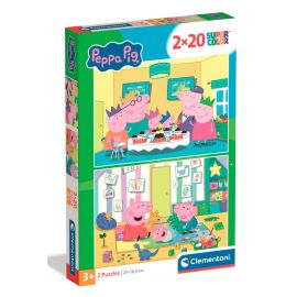 PUZLE 2X20 PIEZAS PEPPA PIG