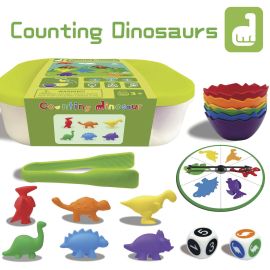 CONTADOR DINOSAURIOS 72 PIEZAS
