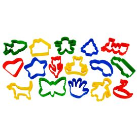 MOLDES GIGANTES PLASTILINA - 16 UNIDADES