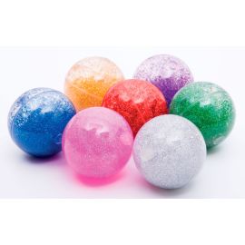 PELOTAS SENSORIALES GLITTER - 7 UNIDADES