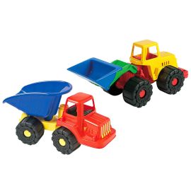 LOTE 2 VEHICULOS CAMION+EXCAVADORA