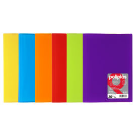 CARPETA 30 FUNDAS TRANSLUCIDAS