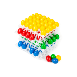 HUEVOS LOGICOS - 120 UNIDADES + 18 MODELOS