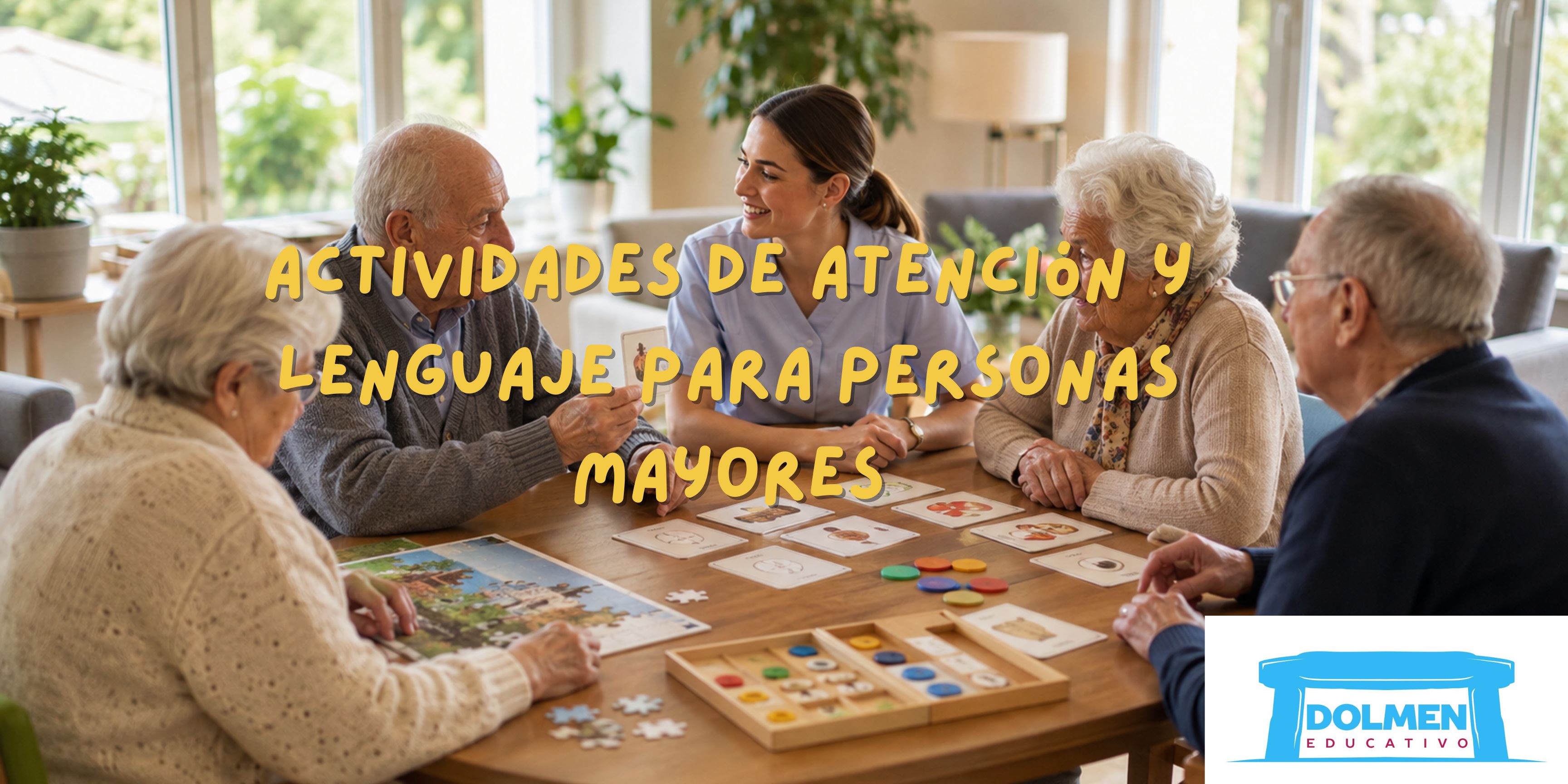 Actividades de atencion y lenguaje para personas mayores