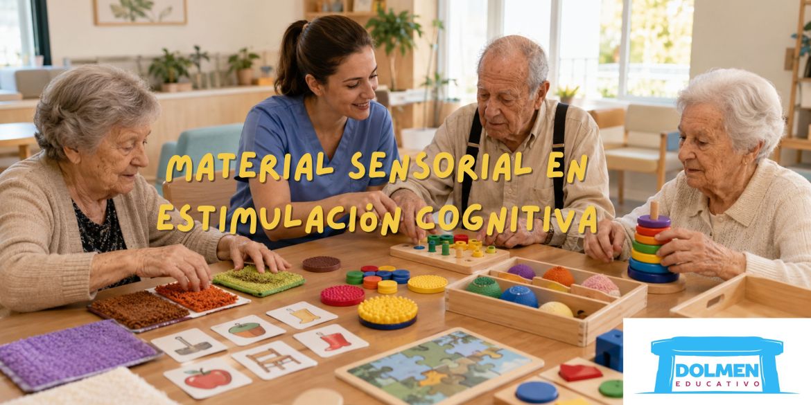 Material sensorial en estimulación cognitiva